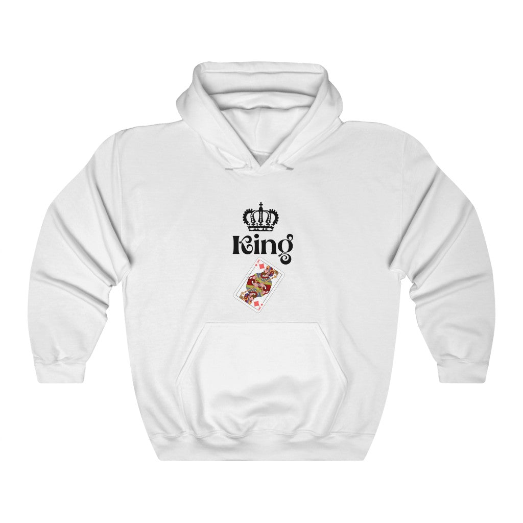 White  Unisex Heavy Blend™ King Hooded Sweatshirt