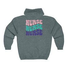 Load image into Gallery viewer, Nurse  Full Zip Hooded Sweatshirt
