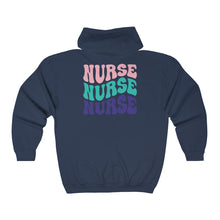 Load image into Gallery viewer, Nurse  Full Zip Hooded Sweatshirt
