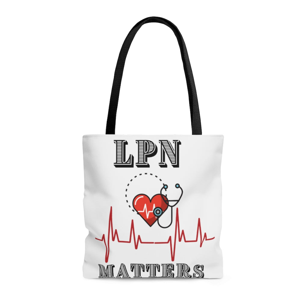 Nurse  Tote Bag (LPN) White