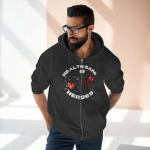 Load image into Gallery viewer, Nurse Health care Heroes Unisex Full Zip Hoodie
